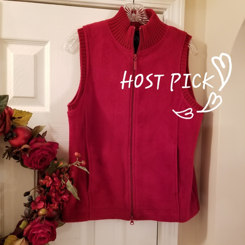 "HOST PICK" Women's Winter Red Vest - Picture 1 of 5
